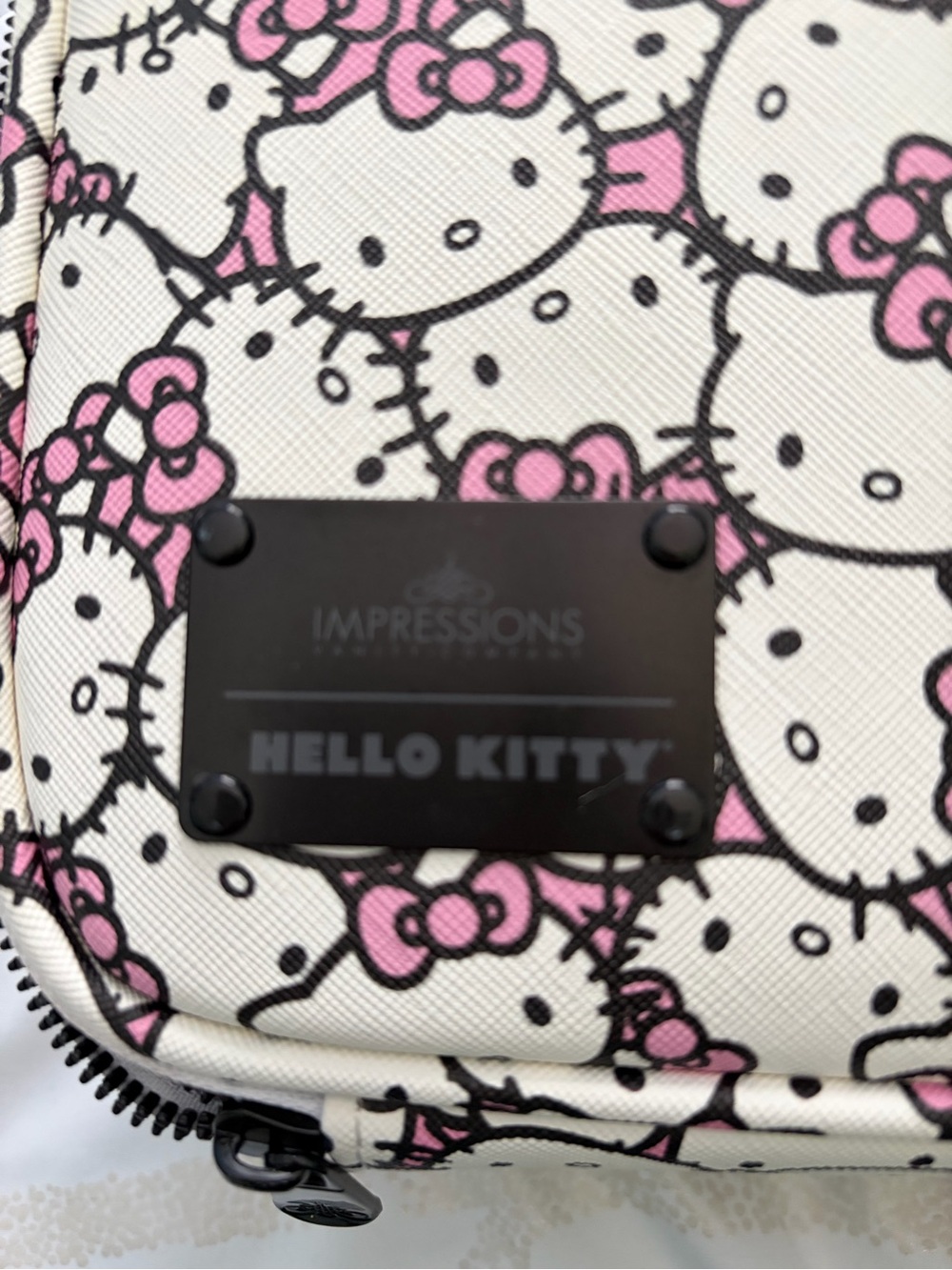 Impressions Hello Kitty Pink & White Impressions Vanity Makeup Bag